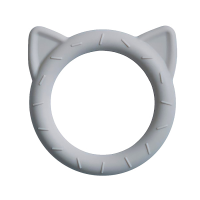 Прорезыватель силиконовый Mushie Cat Stone Bibs 2560264 1